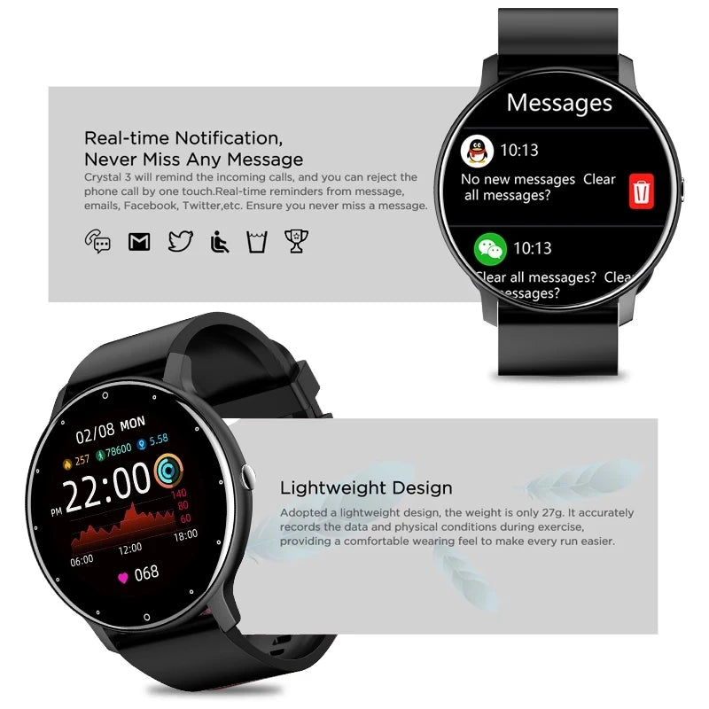 LIGE Smartwatch with Heart Rate Monitor