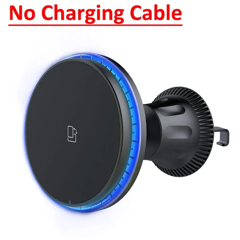 RGB Magnetic Wireless Car Charger for iPhone 12–17