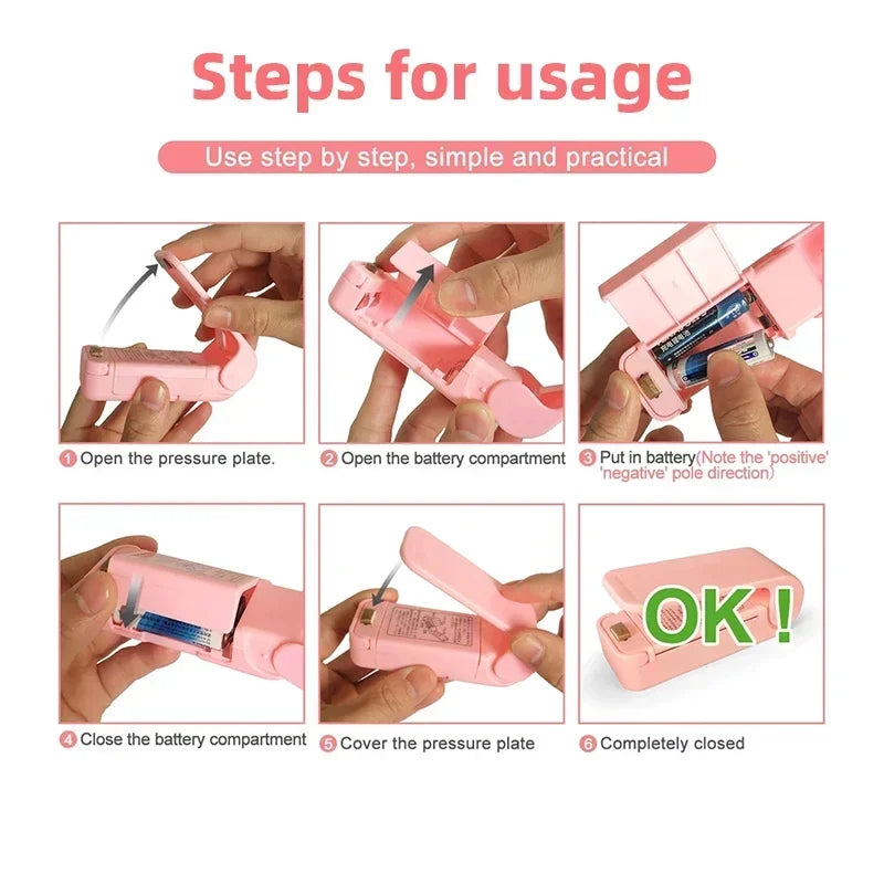 Mini Portable Heat Sealer – Bag & Food Sealing Machine