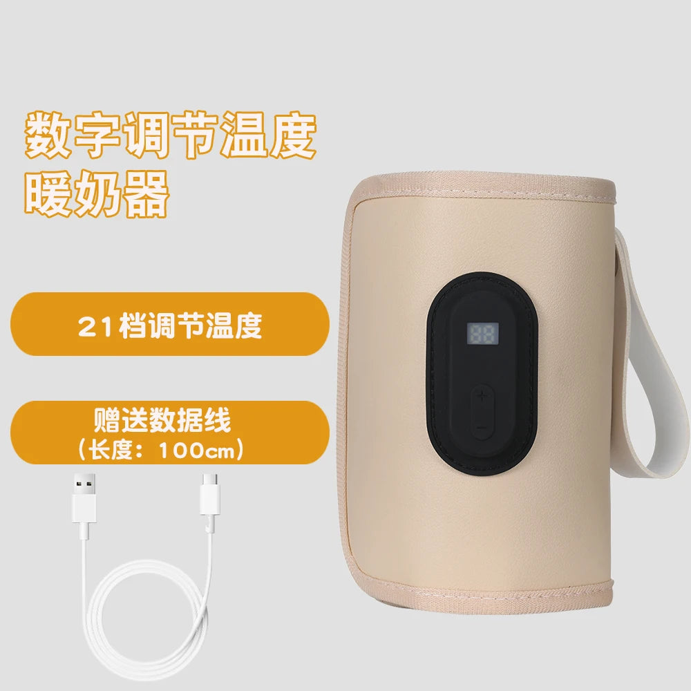 Portable Baby Bottle Warmer – USB Milk Heater for Home & Travel
