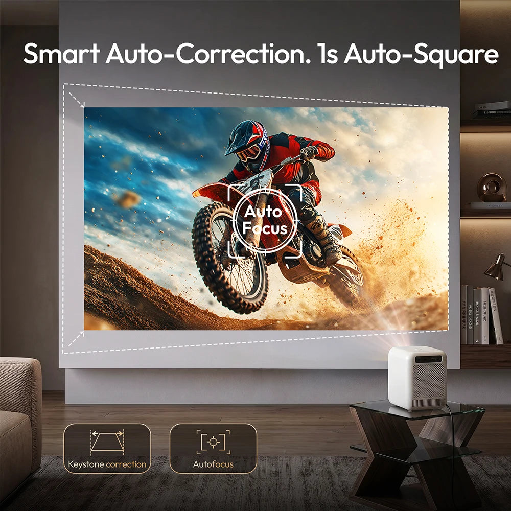 BYINTEK LOVE U4 Smart 4K Mini Projector with Android & WiFi