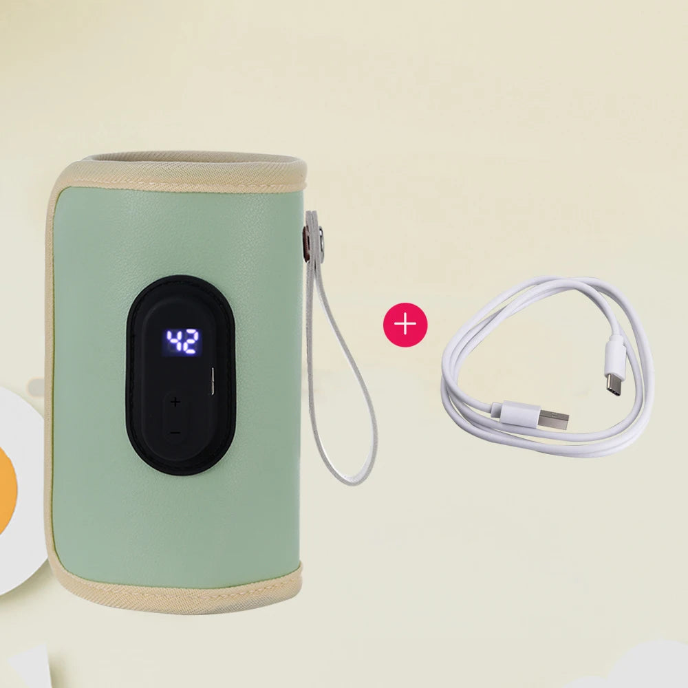 Portable Baby Bottle Warmer – USB Milk Heater for Home & Travel