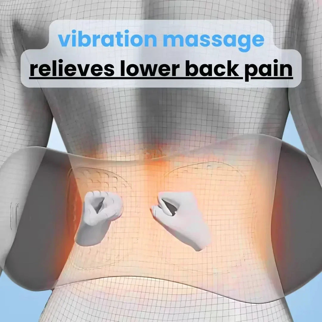 Multi-functional 3-in-1 Back Massager with Relief Bed Sleeping Shiatsu Deep Tissue Portable Shoulder Lower Back Pain Relief