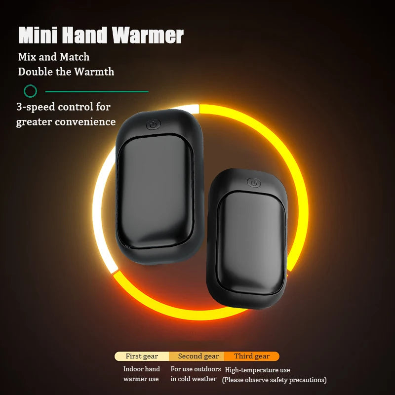 Magnetic Rechargeable Hand Warmer (2-Pack)