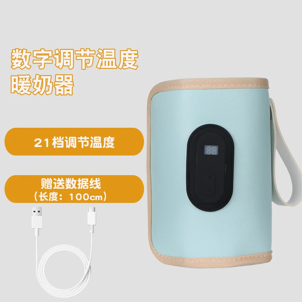 Portable Baby Bottle Warmer – USB Milk Heater for Home & Travel