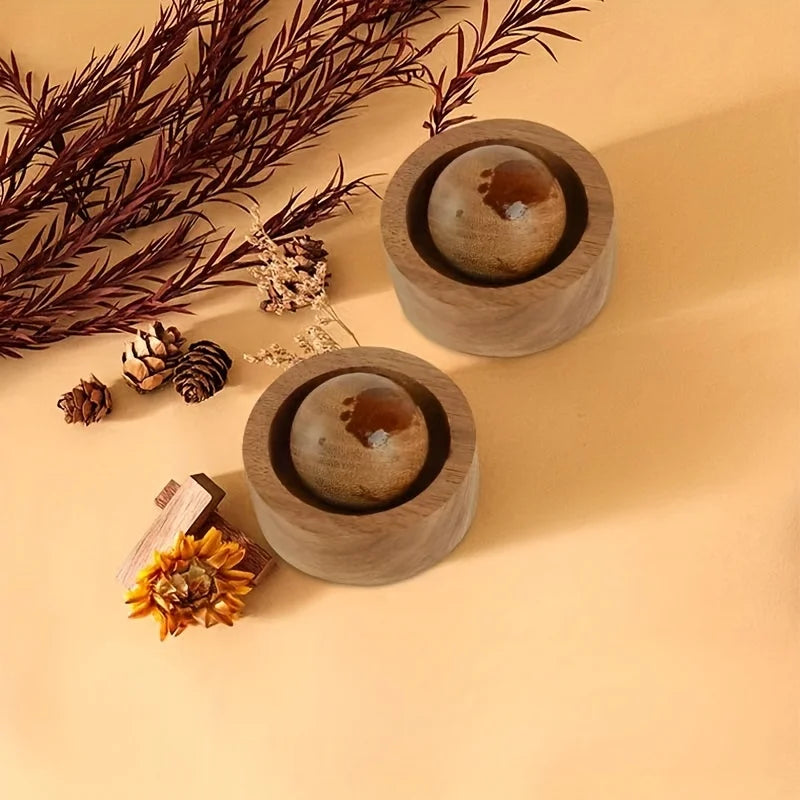 Wooden Mini Essential Oil Diffuser for Car & Home – Natural Fragrance