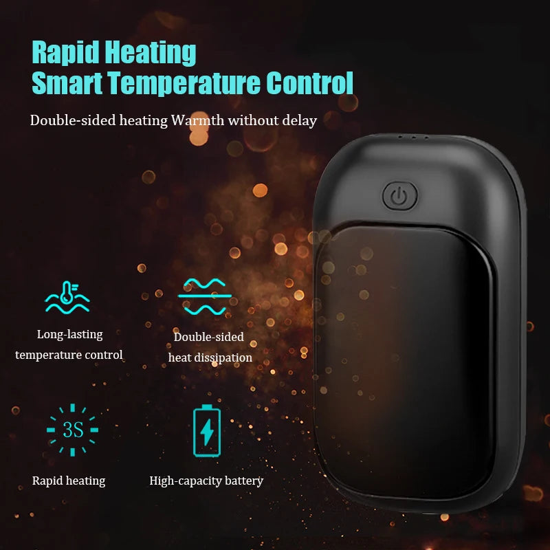 Magnetic Rechargeable Hand Warmer (2-Pack)