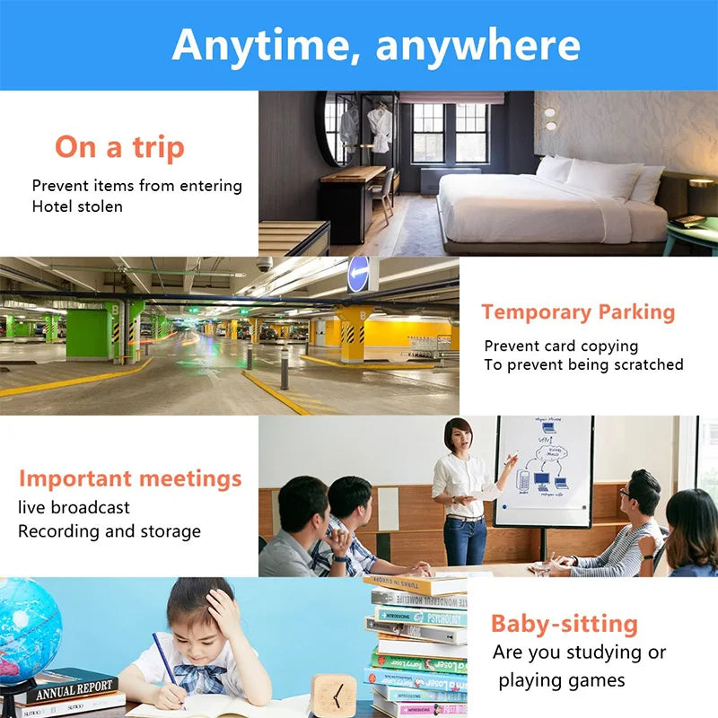 1080P Mini Wireless Camera with Night Vision & Motion Detection