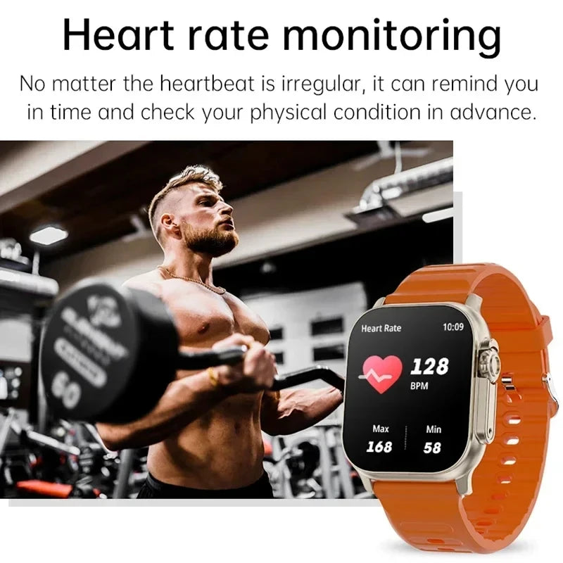 Smart Bluetooth Calling Watch with Heart Rate Monitor for Men and Women