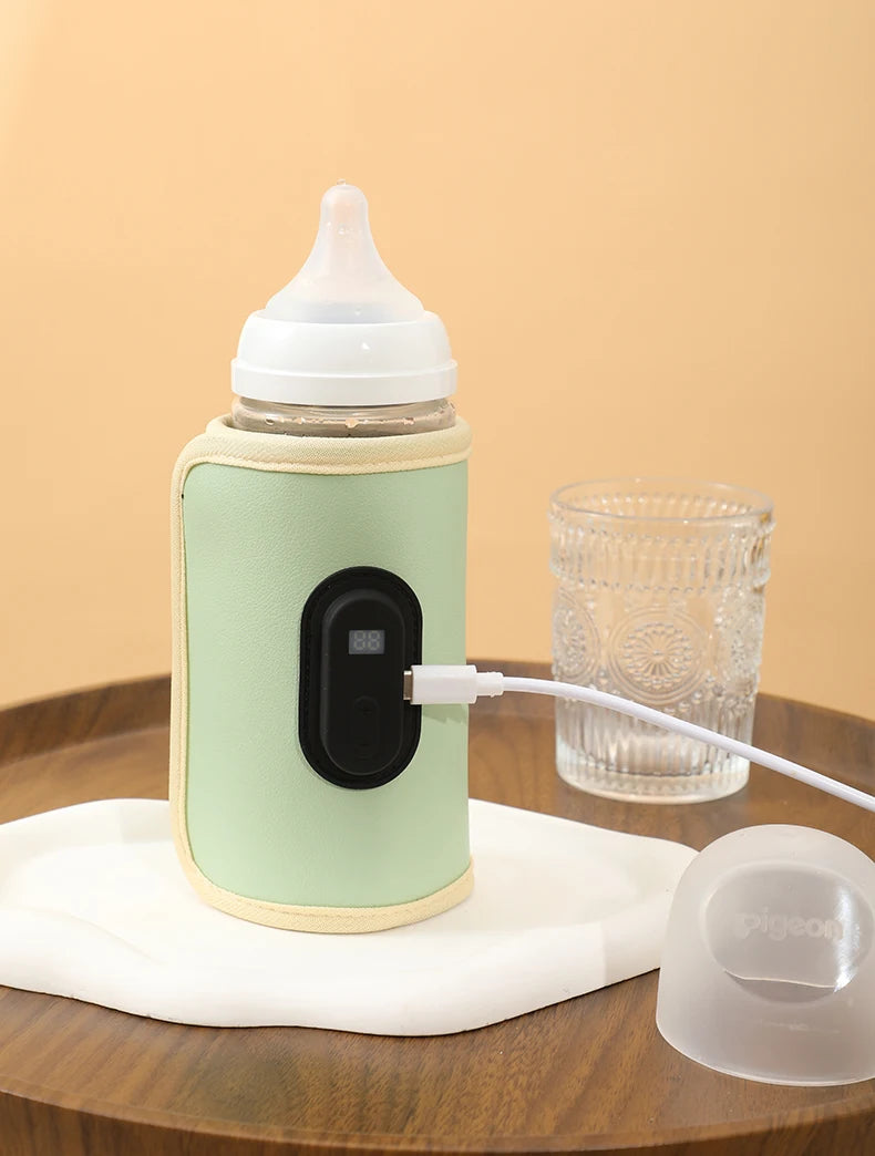 Portable Baby Bottle Warmer – USB Milk Heater for Home & Travel