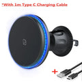 RGB Magnetic Wireless Car Charger for iPhone 12–17