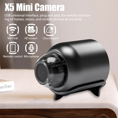 1080P Mini Wireless Camera with Night Vision & Motion Detection