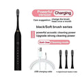 6-Speed Ultrasonic Electric Toothbrush – USB Rechargeable & Waterproof