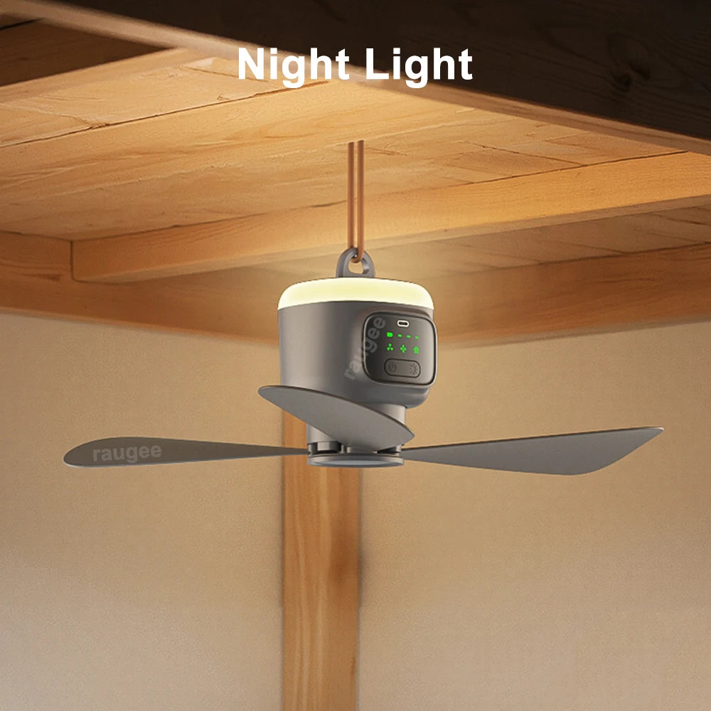 Rechargeable 12000mAh Portable Ceiling Fans