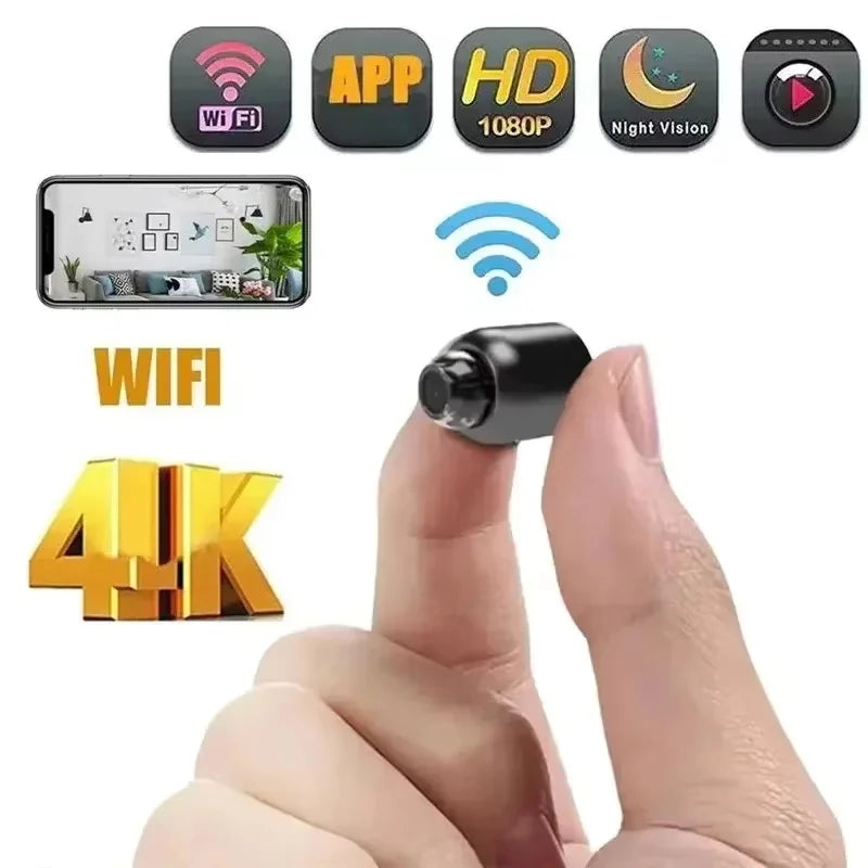 1080P Mini Wireless Camera with Night Vision & Motion Detection