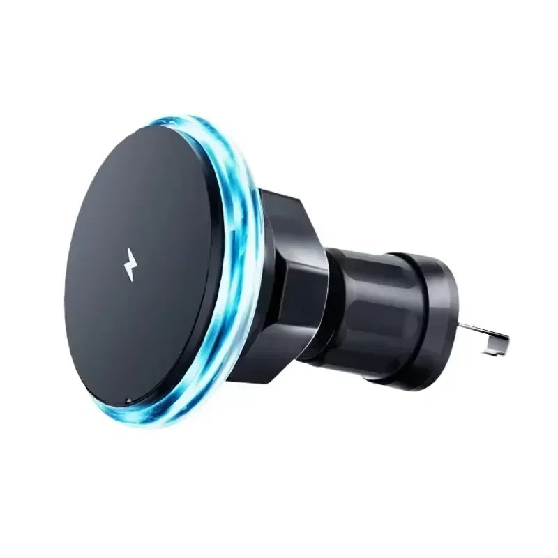 RGB Magnetic Wireless Car Charger for iPhone 12–17